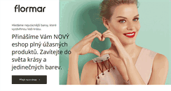 Desktop Screenshot of flormar.cz