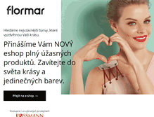 Tablet Screenshot of flormar.cz